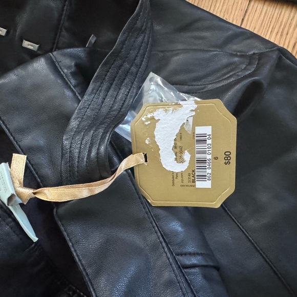 Ryegrass Belted Faux Leather Women's Pants Size 6 NWT Casual, Fall, Quiet Luxury - Picture 13 of 16